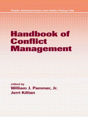cover image of Handbook of Conflict Management